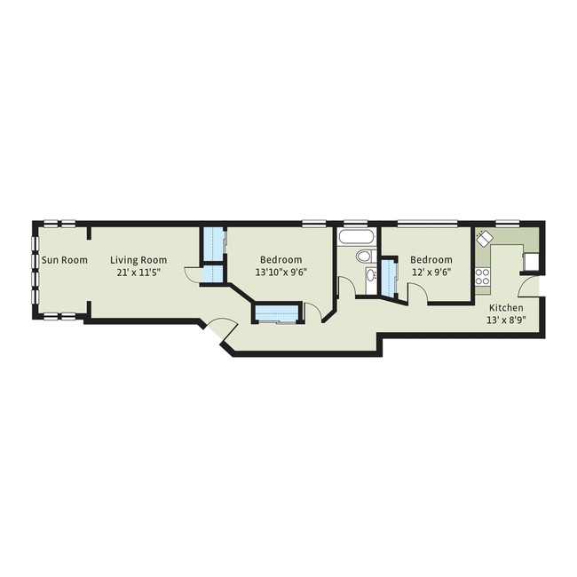 Floorplan - 5401-5409 S. Cottage Grove Avenue