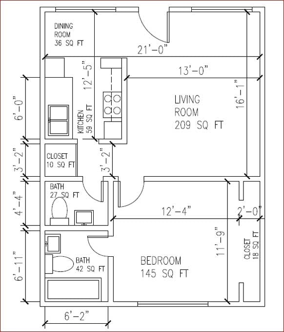 1BR/1.5BA - The Caribean Apartments