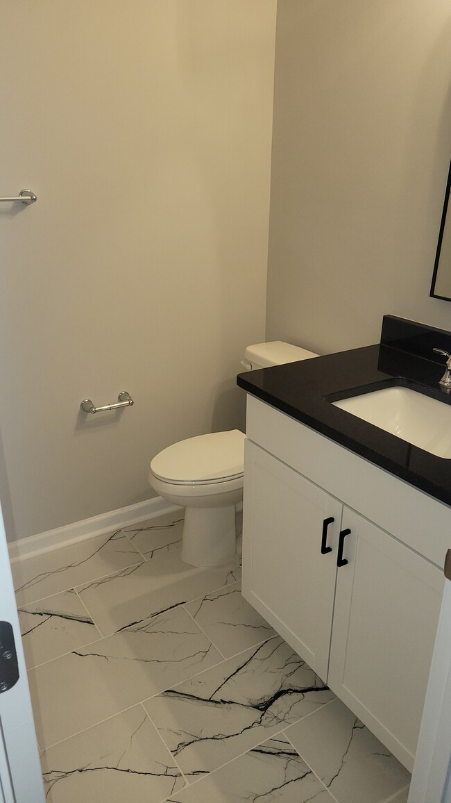 Hall bathroom with tub shower unit - 203 Payne St