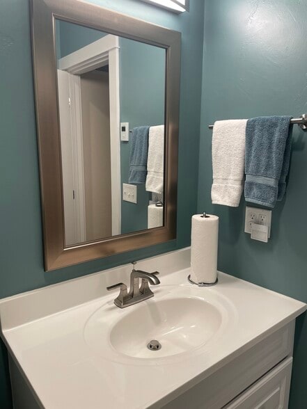 Modern bath - lower level - 320 N Bozeman Ave