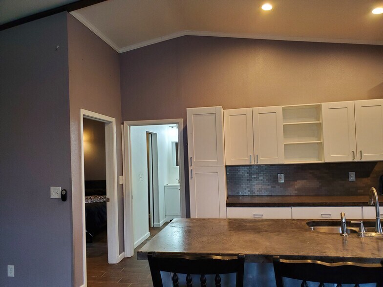 Access to the bathroom from living area and bedroom - 2701 Blue Mound Rd W