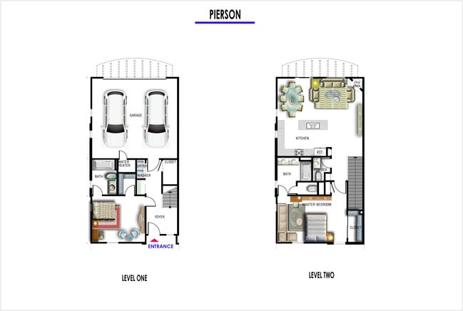 Floorplan - Willow Crest Townhome Aparmtents