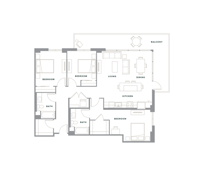 Floorplan - The Crosby at Hollywood Park