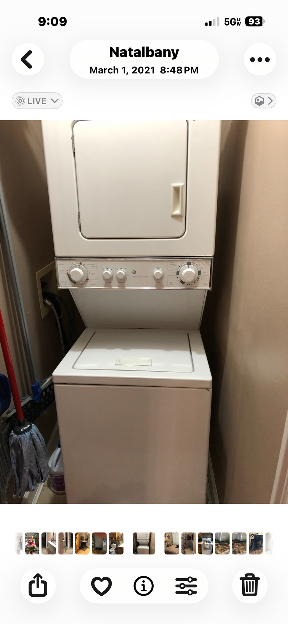 Washer and dryer - 14216 Woodlands Dr