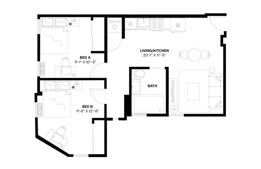 Building Photo - Room in Shared 2 bed/1 bath home