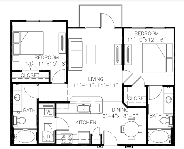 Floorplan - Villas of Vanston Park