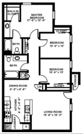 3BR/2BA - The Reserves at Cimarron Valley