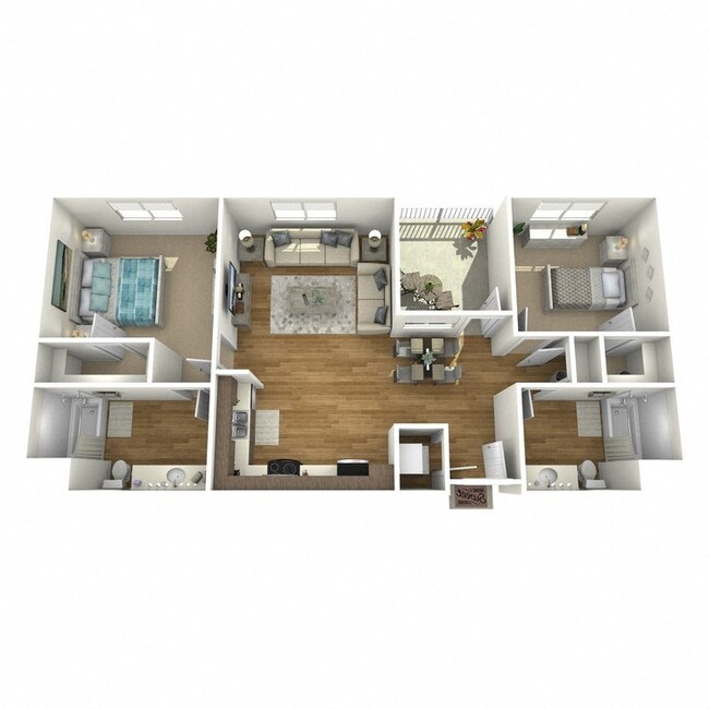 Floorplan - Oxnard Town Square 12