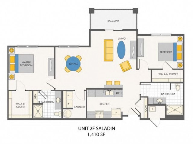The Saladin | 2 bed / 2 bath - The Sovana at Stuart