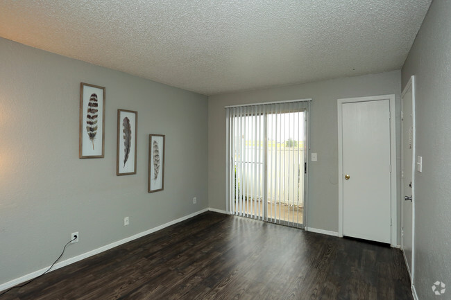 0BR - 500SF - Living Area - Tower Crossing Apartments