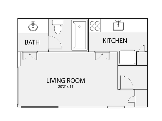 Floorplan - Oak Park Apartments