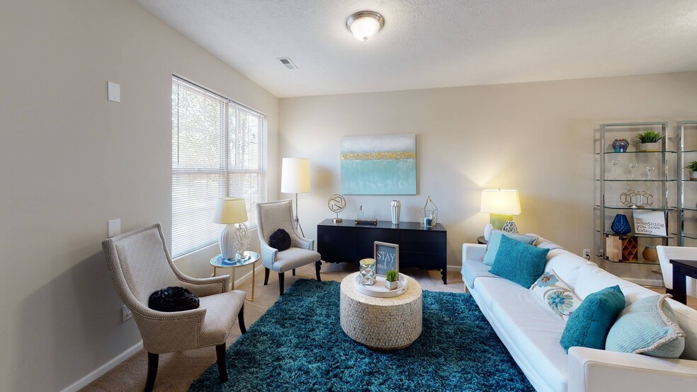 Stunning Living Room Area - Riverford Crossing Apartments