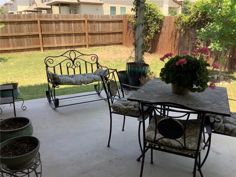Back Patio - 9401 Privet Dr