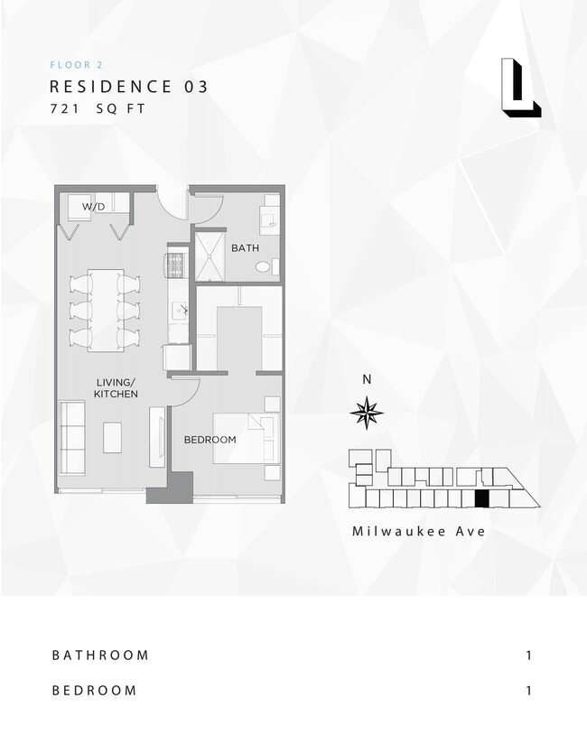 Floorplan - L Logan Square Apartments