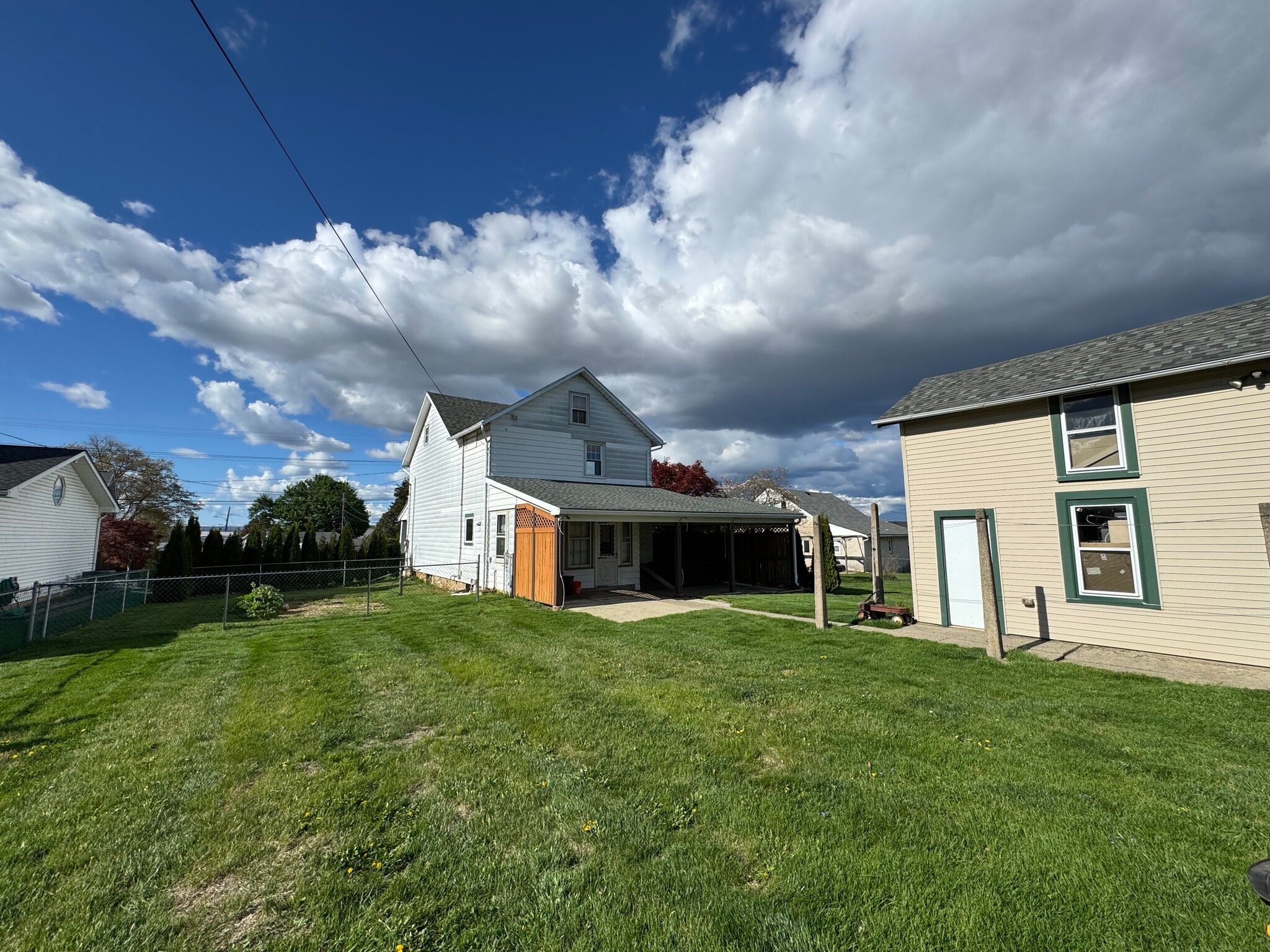 Backyard overlooking garden - 2214 Main St