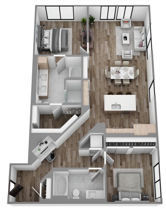 2bd / 2ba - The Overlook at Walnut Creek