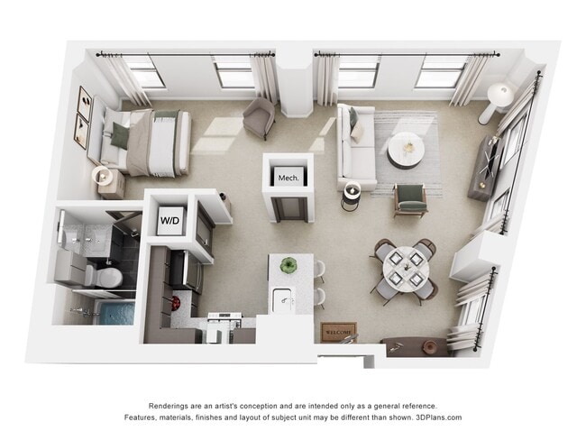 Floorplan - National City Tower Lofts