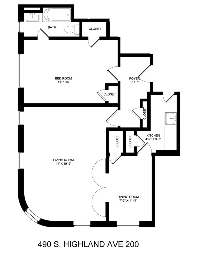Floorplan - Frontenac Apartments