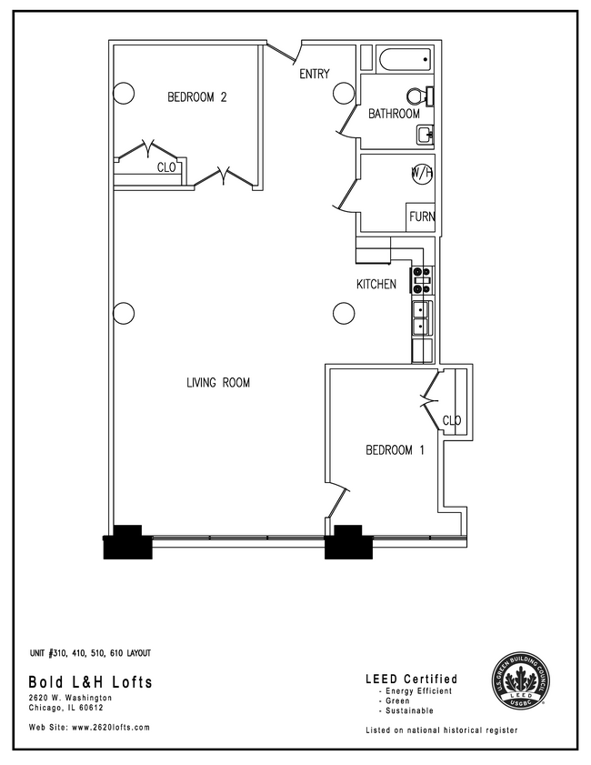 Floorplan - 2620 Lofts