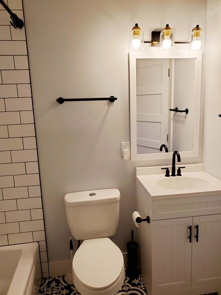 Downstairs bathroom - 8105 Spur Ct NW