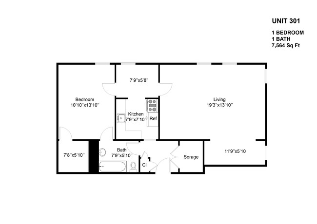 Floorplan - Whitworth Apartments