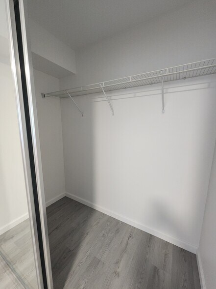 Spacious bedroom closet - 801 South St