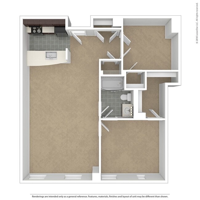 Floorplan - The Apartments at Boott Mills
