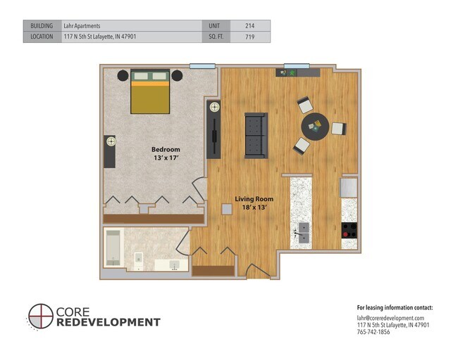 Floorplan - Lahr Apartments