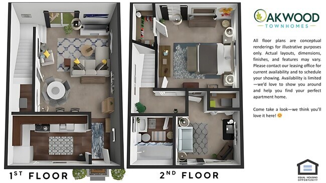 Floorplan - Oakwood Apartments & Townhomes
