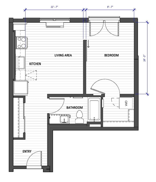 Floorplan - Hyas Point Apartments