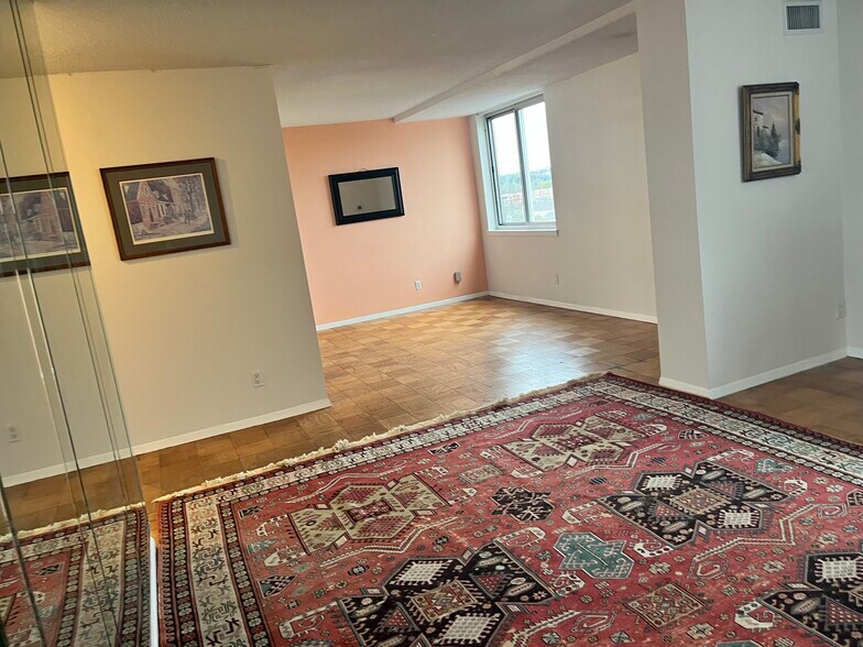 view from living room to bedroom area - 501 Slaters Ln