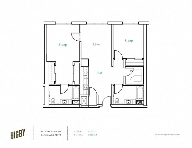 Floorplan - Aquatic Higby