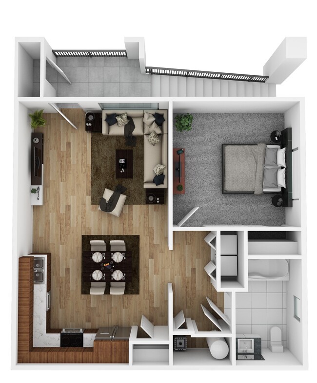 Floorplan - Vale Apartments & Townhomes