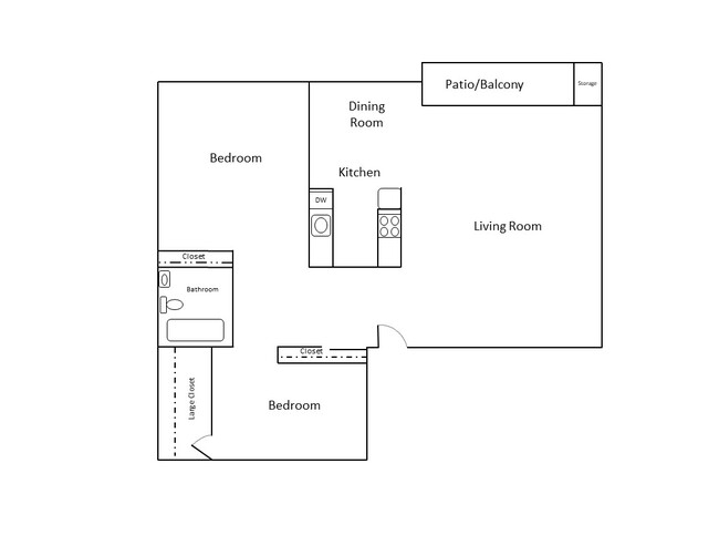 Floorplan - Sun Brook Apartments