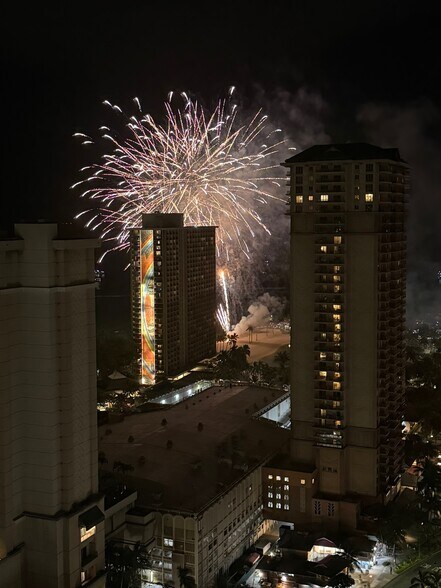 Fireworks every Friday from the condo - 1910 Ala Moana Blvd