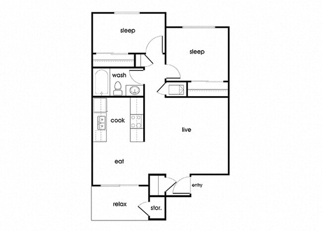 Floorplan - Riverstone Apartments