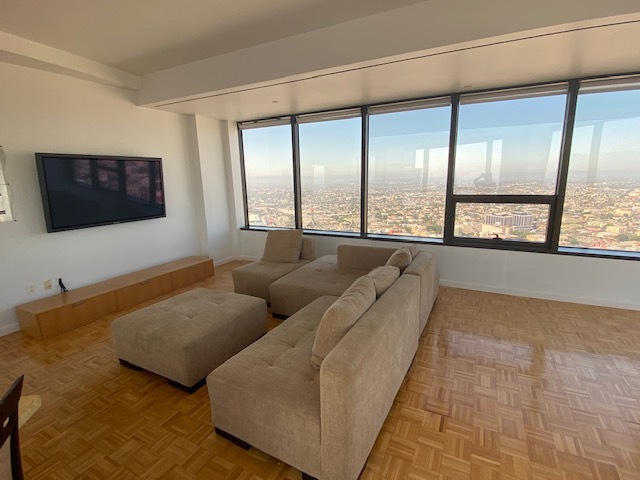 Living Room South View - 1100 Wilshire Blvd