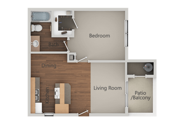 Floorplan - Ranchwood Apartments