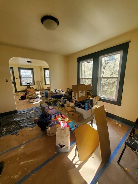 dining room as it faces living room - 321 Odell Ave