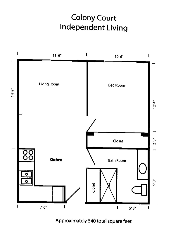 Floorplan - Colony Court