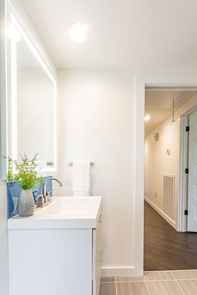 Bathroom off bedroom #1 and for guest access - 8011 Shallowford Rd