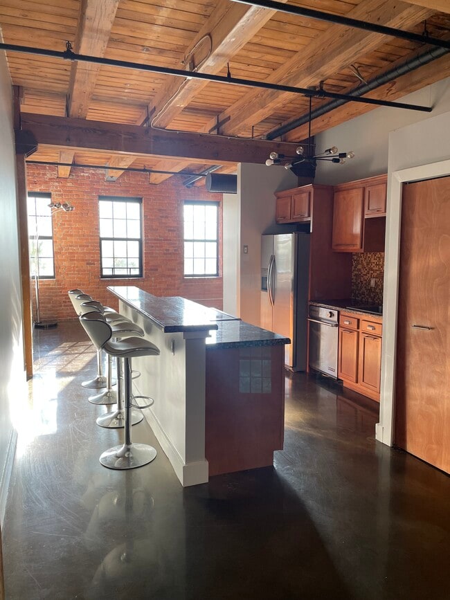 Open floorpan, very bright during the day - 6533 E Jefferson Ave