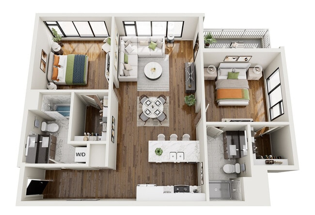 Helios Penthouse 2 BR - 1,159 SF - NOVA