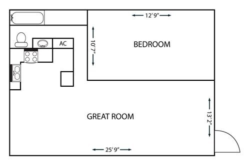 Floorplan - Tree Hill Apartments & Townhomes