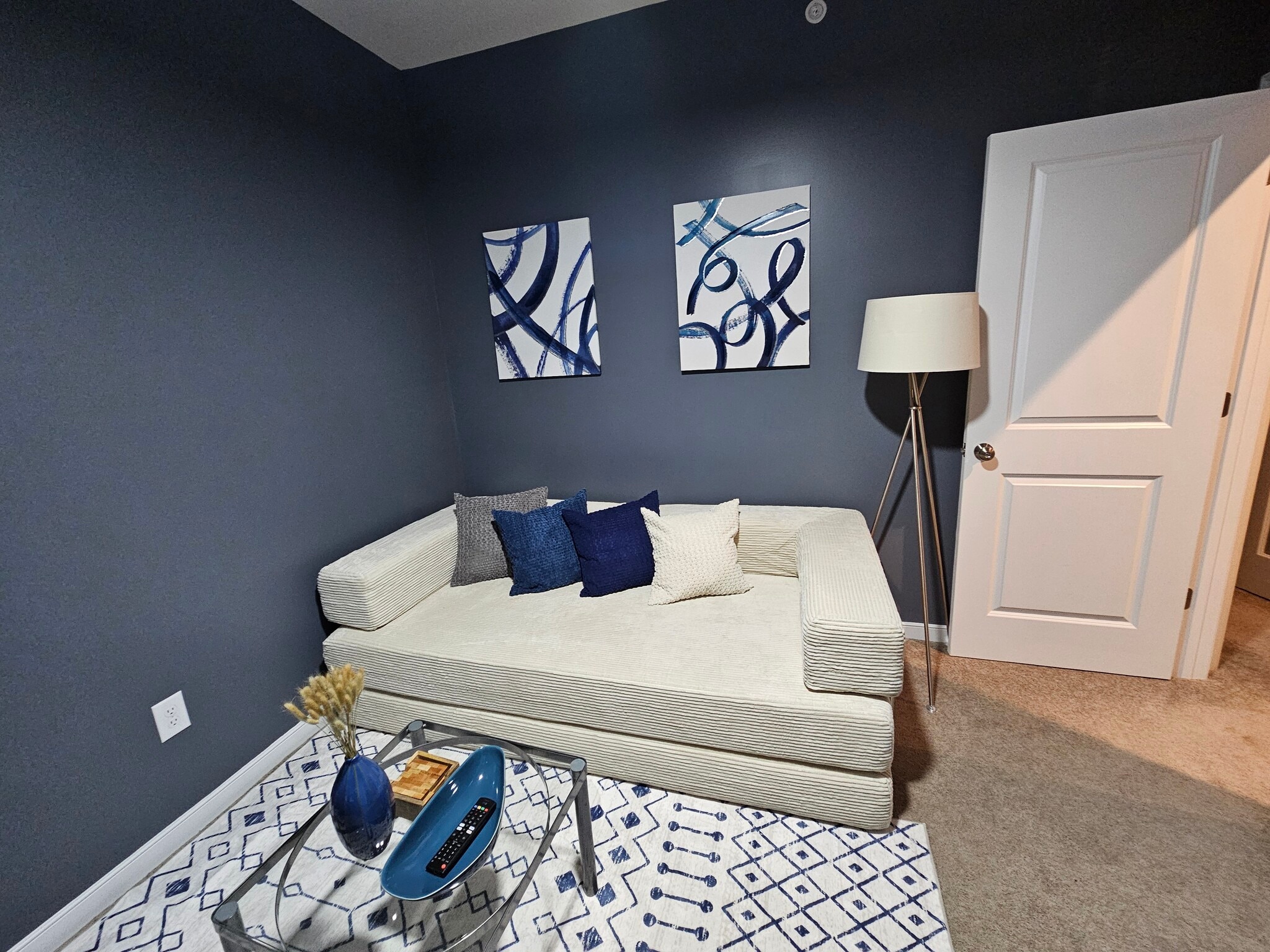 Sleeper sofa in the office - 7201 Hancock Chase Ct