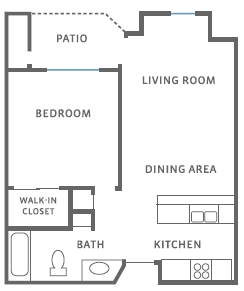 1BR/1BA - Valley Oaks Village