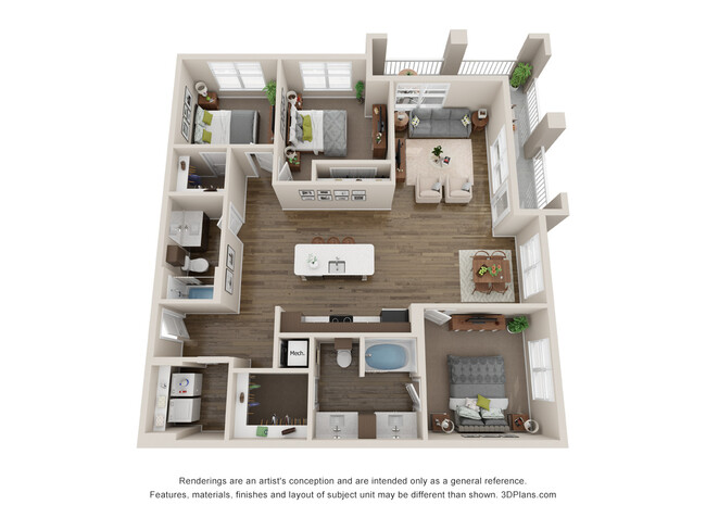 Floorplan - Aliso Briargate Apartments