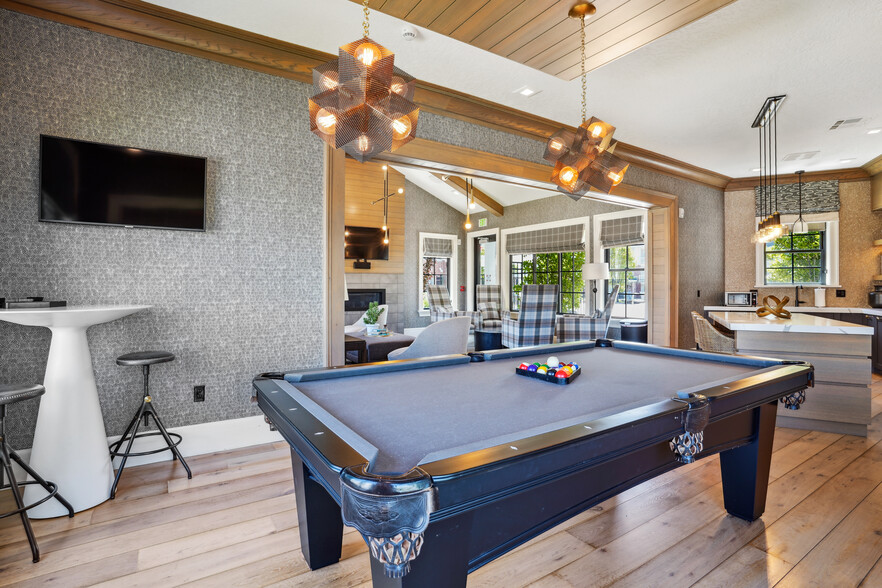 Clubhouse pool table - Meadows at American Fork