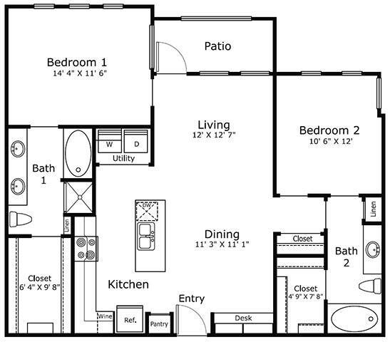 Floorplan - Midtown One80
