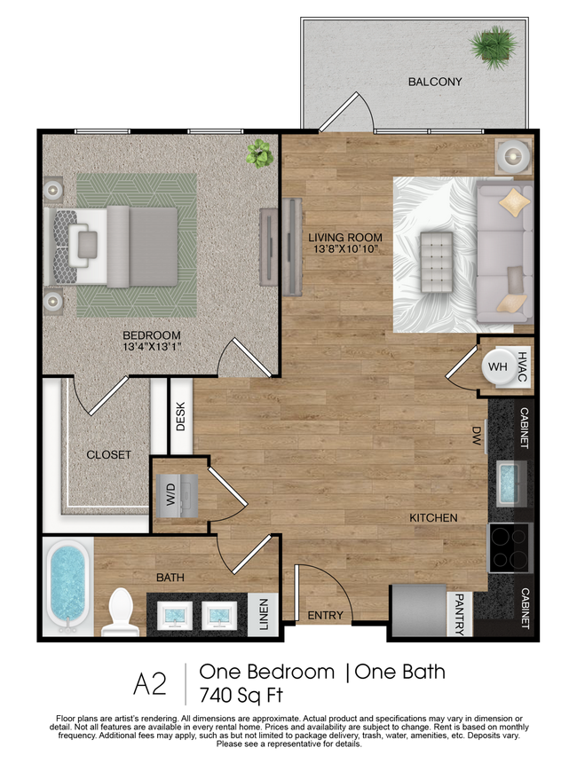 A2 floor plan Gateway to Gruene - Gateway to Gruene